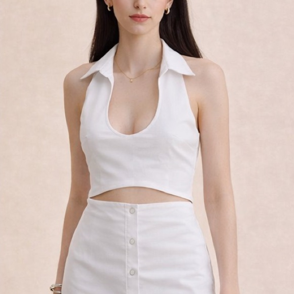 NWT 100% Cotton Commence Cut-out Dress Size L